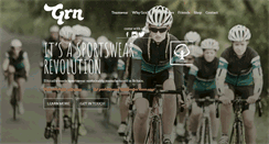 Desktop Screenshot of grnsportswear.com