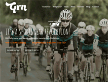 Tablet Screenshot of grnsportswear.com